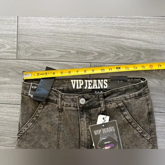 VIP Jeans|Women’s Dark Gray Olive Cargo Pants,deep pockets•••Size 13/31–NWT - Picture 12 of 14